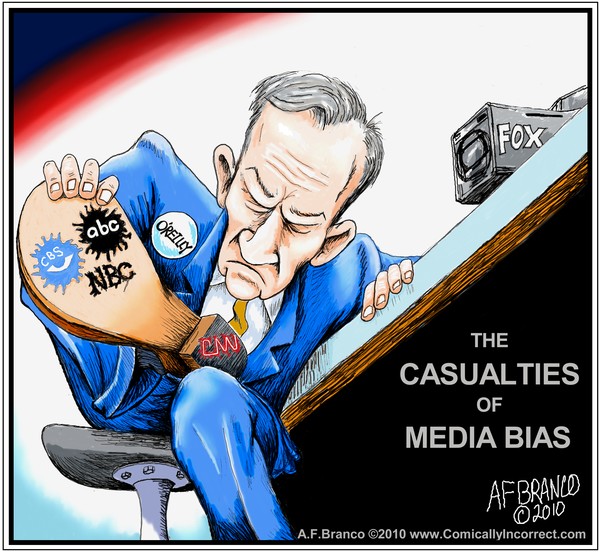 Media Bias Fox O'Reilly (Cartoon)