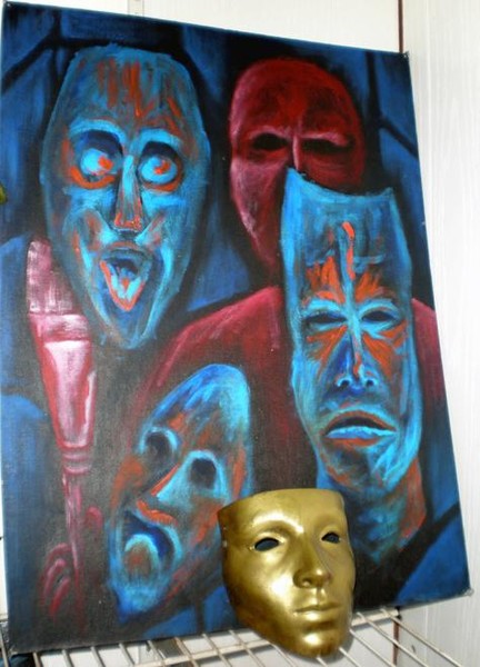 Artist Behind Many Masks