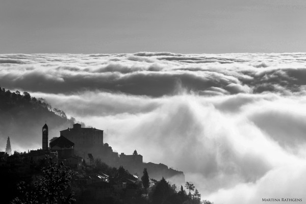 Rising Fog in Balestrino
