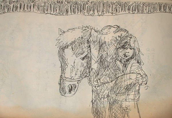 girl and her horse