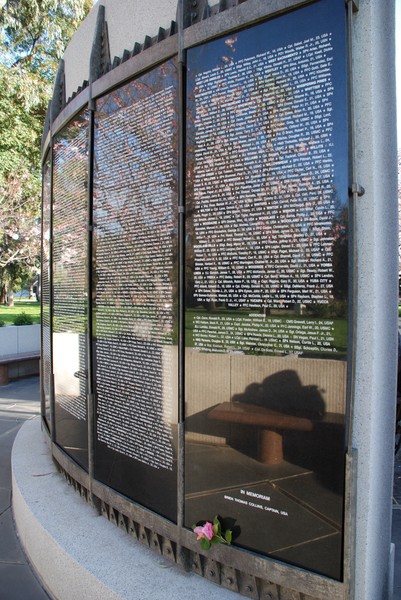 Vietnam Memorial South Wall Sacramento