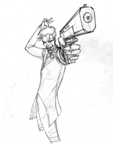 joker with gun