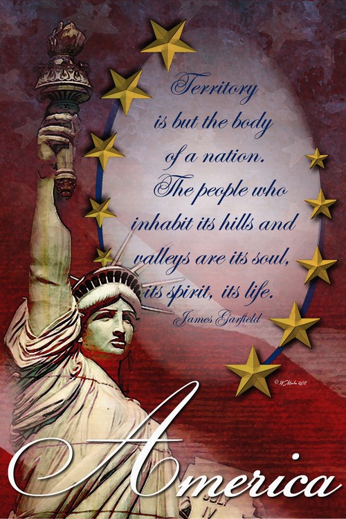 America Statue of Liberty Poster