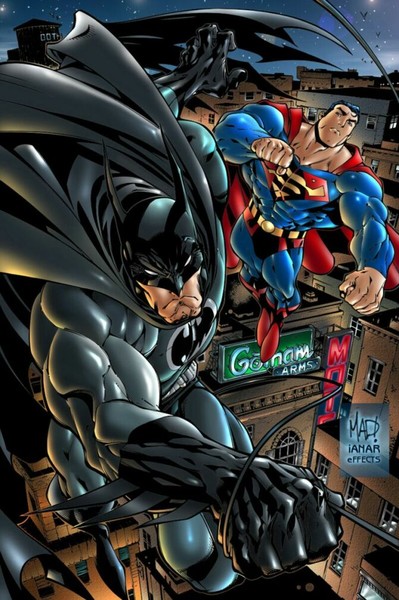 Joe Mad's Batman and Superman