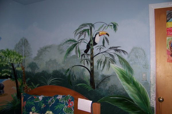 jungle mural