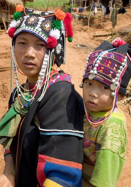 Hilltribe woman of the Akha People-3