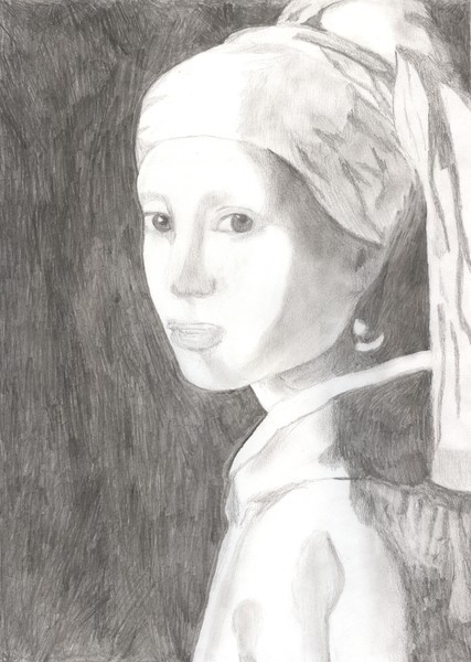 Recreation of Girl With a Pearl Earring