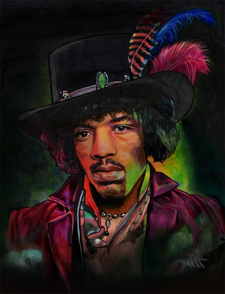 Jimi Hendrix three