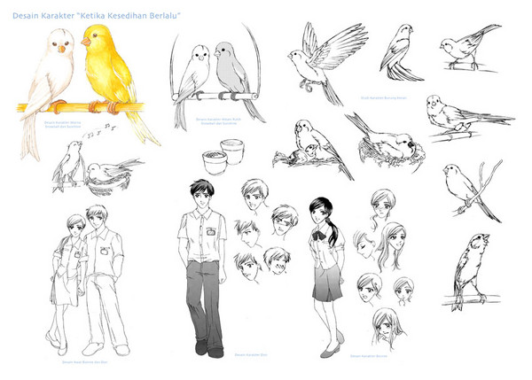 character design for canary
