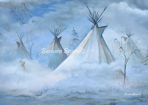 Teepee's In The Mist