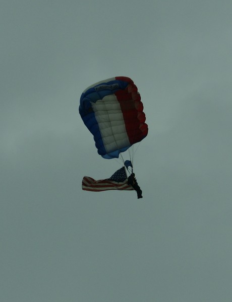American Flag in Flight