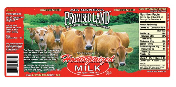 Promised Land Whole Milk