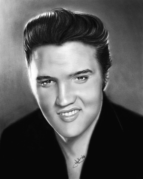 Elvis Presley drawing