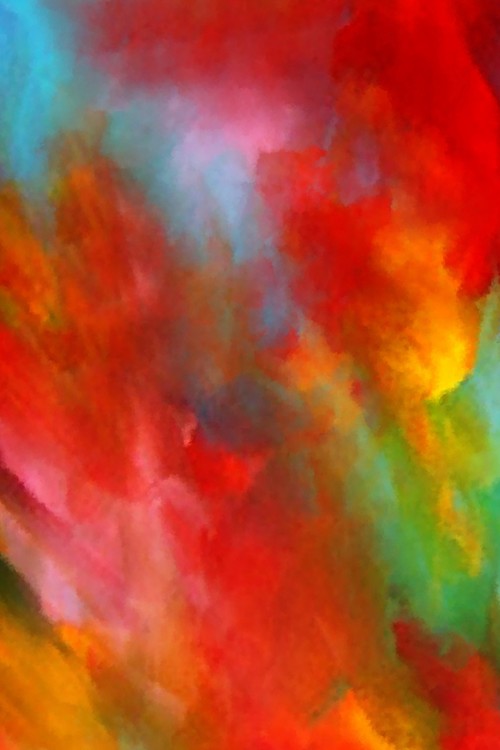 An Interaction of Colors 2 - Abstract Art