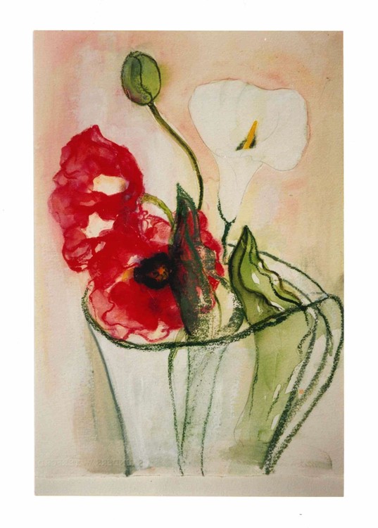 Poppies with Lily