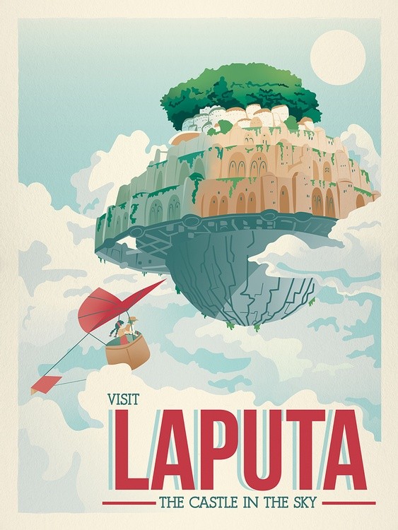 Laputa-Travel Poster v2 small