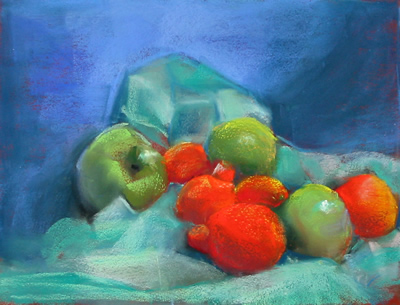 Jumble of Fruit And Cloth