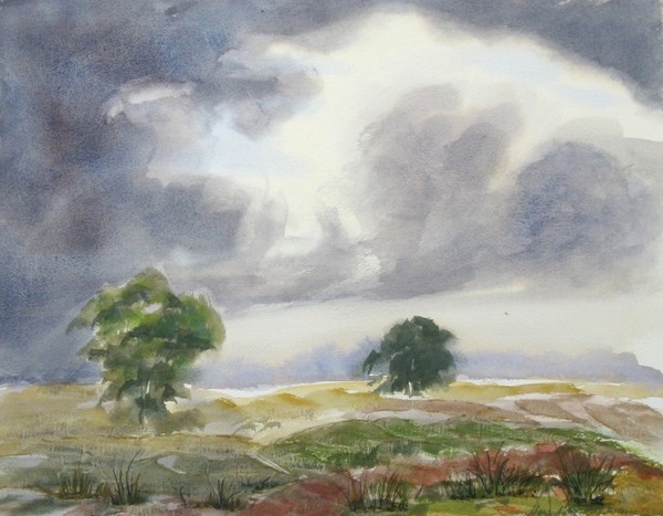 watercolor landscape 655