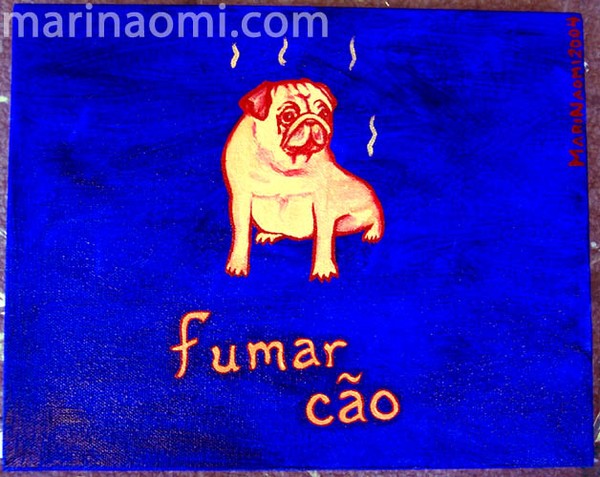 fumar cao