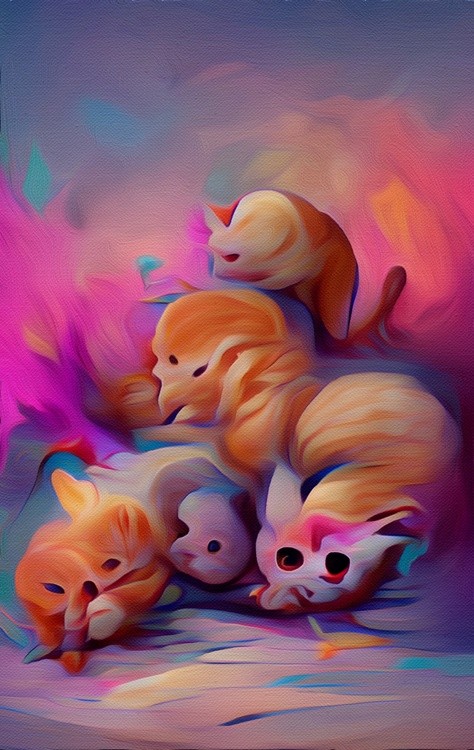 Kute Fluffy Kittens