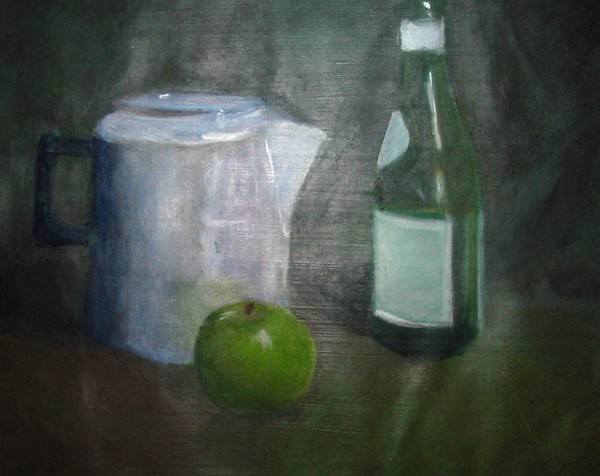 still life with pitcher