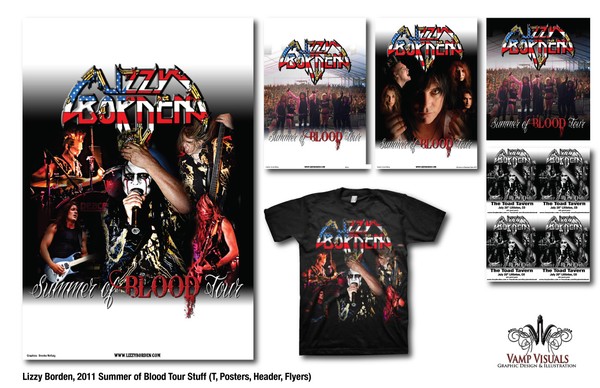 Lizzy Borden Summer of Blood Tour Stuff