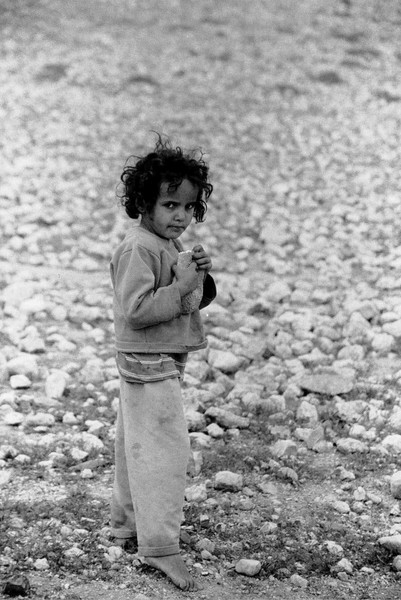 A girl with a Bread