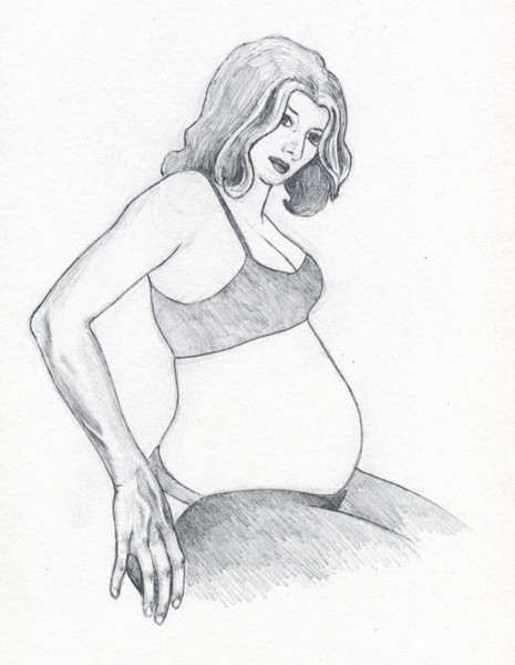 Pregnant woman A