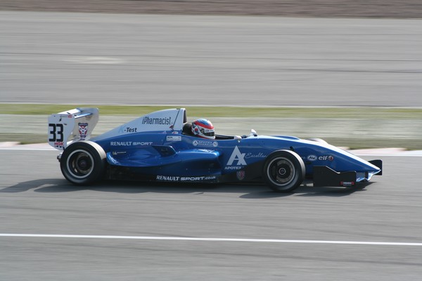 Blue Fast Racing Car