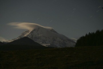 Mount Rainier at Night