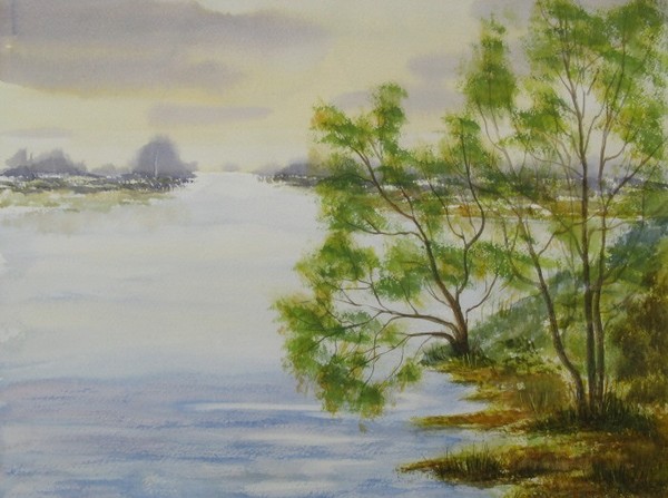 watercolor landscape 656