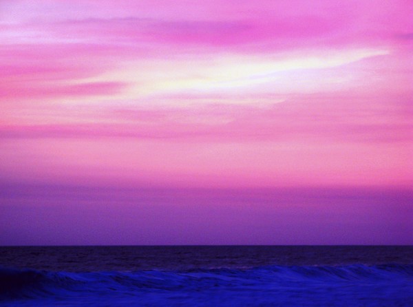 purple sunset.