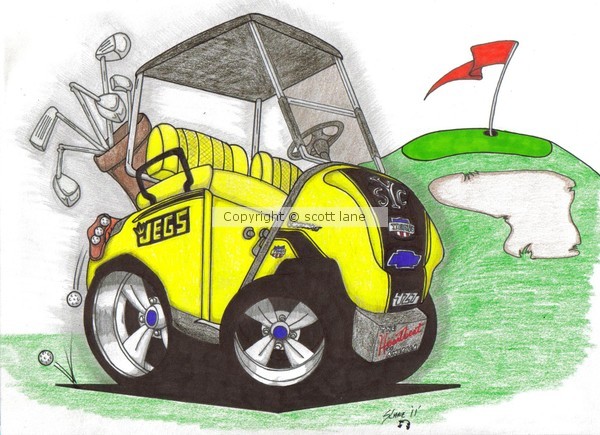 Street rod golfer