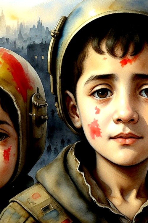 CHILDREN OF WAR (CIVIL WAR) SYRIA 14