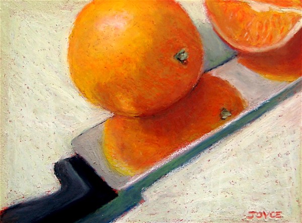 Still Life with Oranges and a Knife