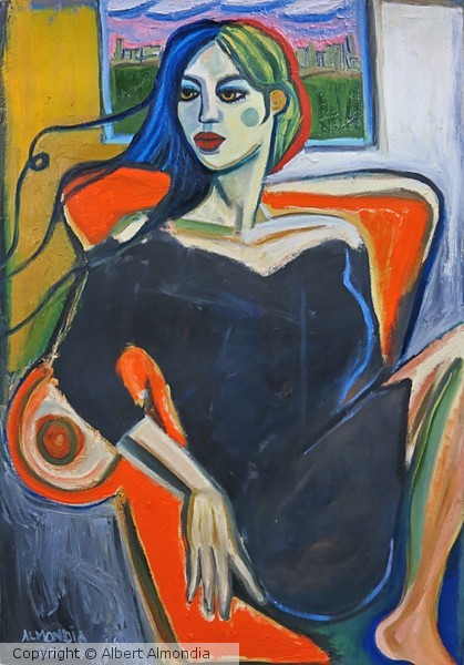 Woman, Sitting