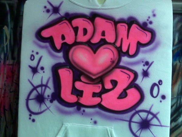 Adam-Liz kustom t shirt design 