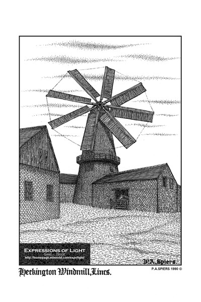 ExpoLight Graphic Arts Heckington Windmill 0001M (Sample Proof Artwork)