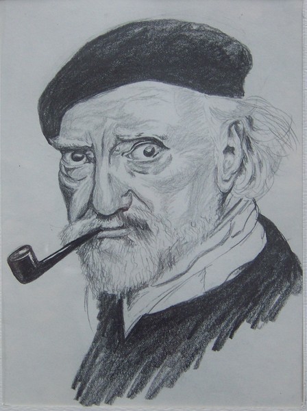 Old man w/ pipe