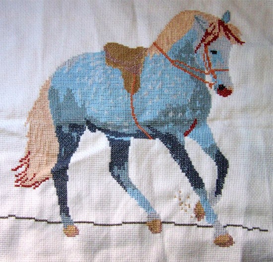 horse to Cross stitch