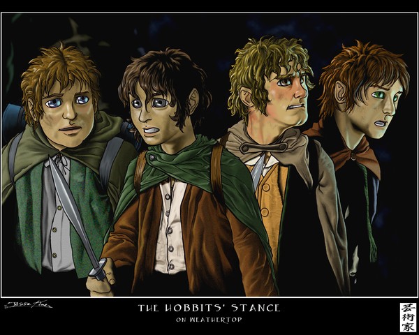 the Hobbits' Stance