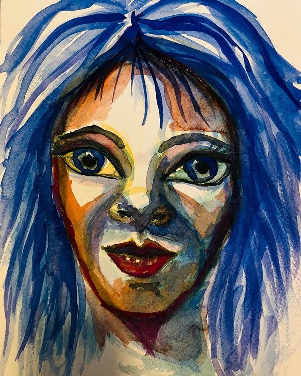 justart portrait in watercolor 