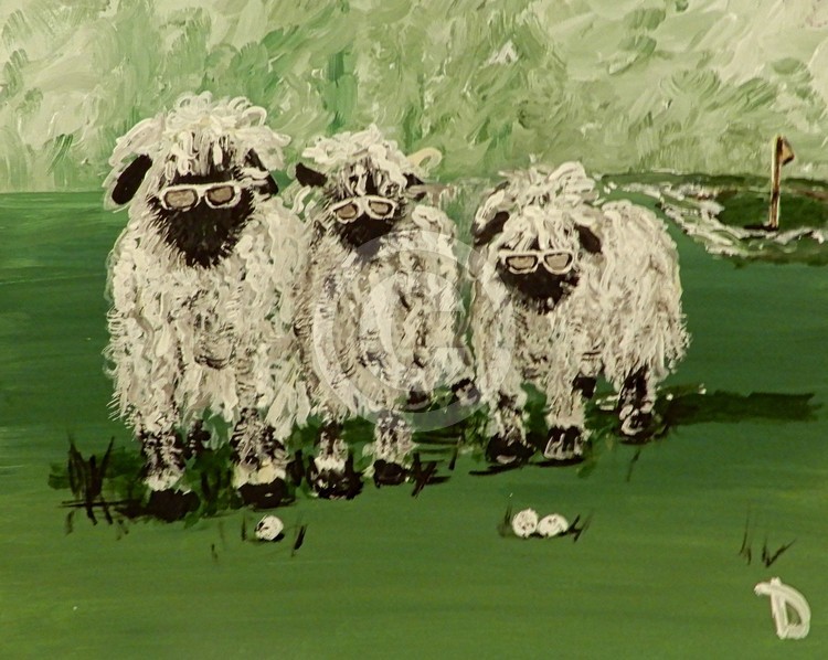 Golfing Sheep