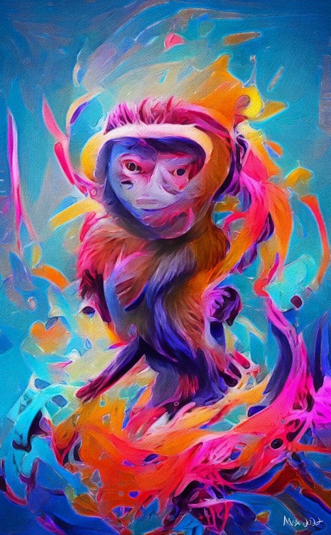 Monkey NFT Art 2
