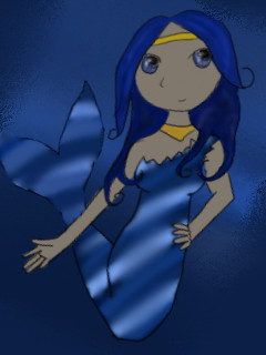 Blue mermaid