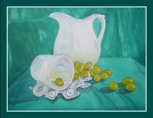 Pitcher and Grapes