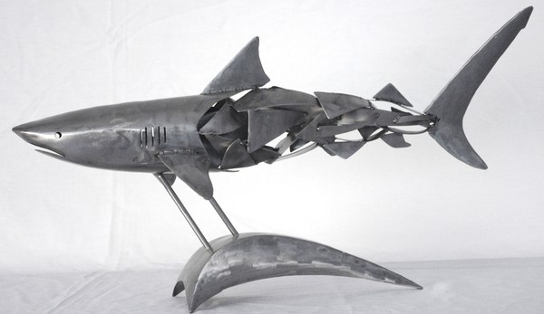 Tiger Shark sculpture
