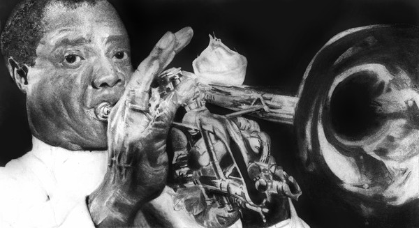 Portrait of Louie Armstrong