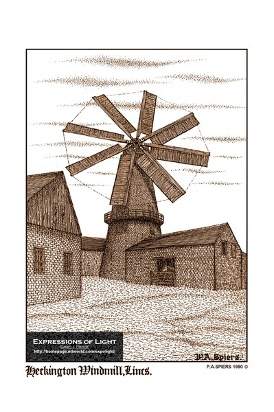 ExpoLight Graphic Arts Heckington Windmill 0001S (Sample Proof Artwork)