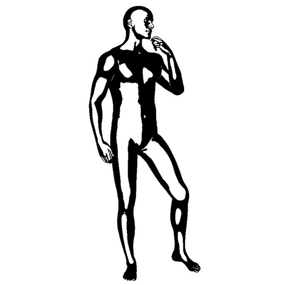 Human Male Figure Illustration I